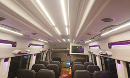 25 Seater 2x1 Luxury Tempo Traveller on Rent in Delhi 25 seater luxury 2x1 tempo traveller hire in delhi- sharma travel agents